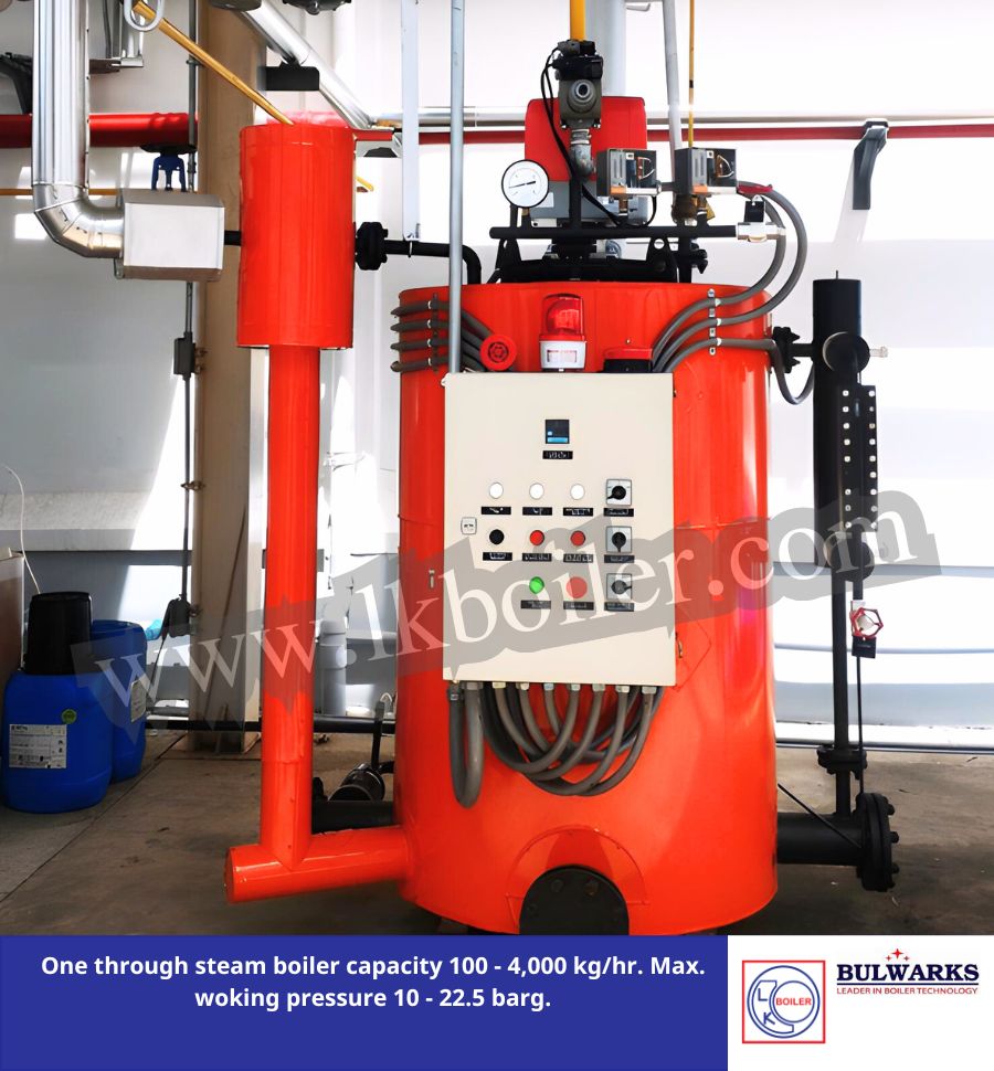 WATER TUBE STEAM BOILER (ONCE THROUGH BOILER)